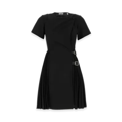 Burberry Women's Polyester Blend Mini Dress "Black"