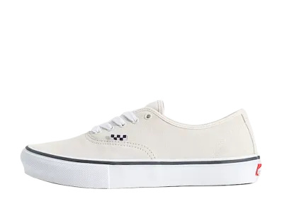 Vans Skate Authentic "White/Gunmetal Grey"