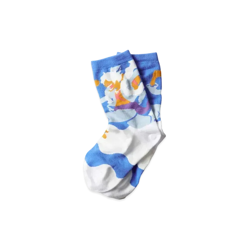 graniph x ONE PIECE Gear 5 Middle Socks "Blue"
