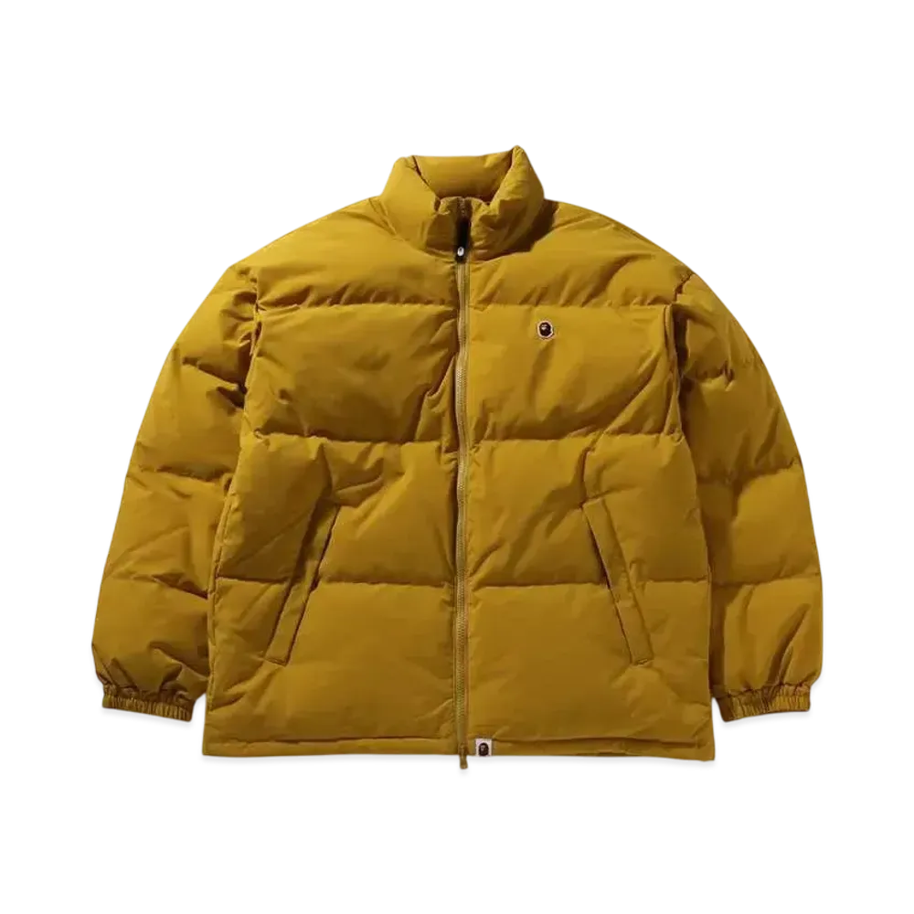 A BATHING APE KAWADA DOWN ITEMS One Point Down Jacket "Yellow"