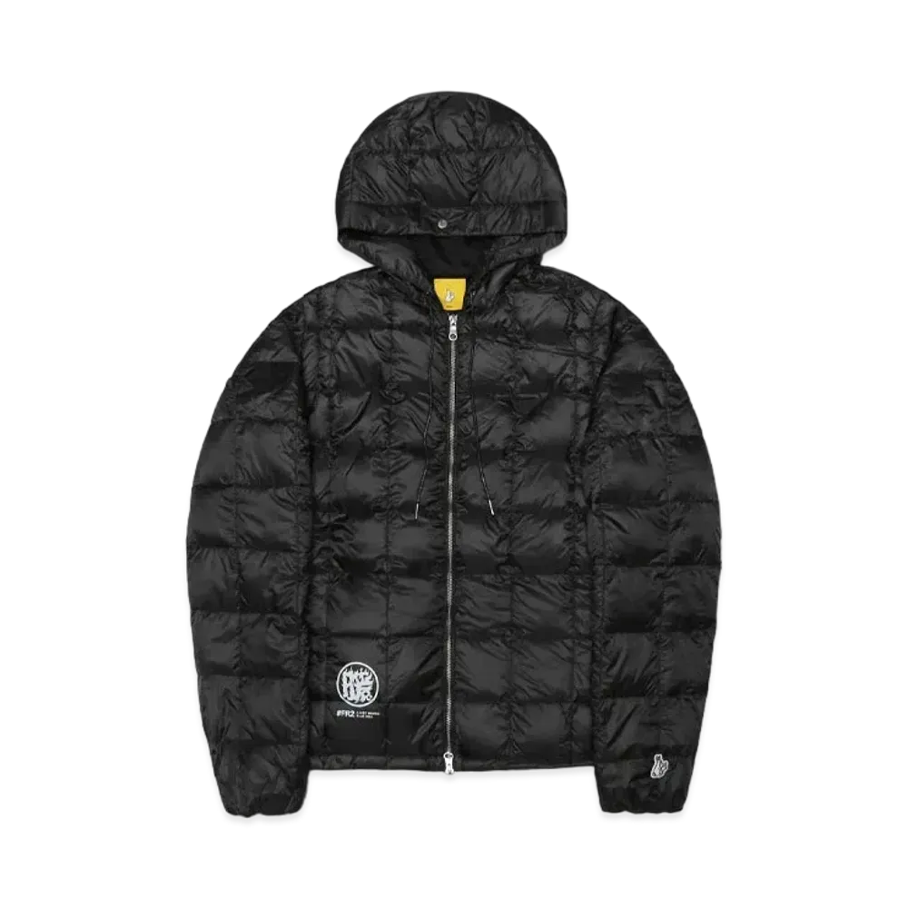 FR2 x TAION Zip Up Hoodie Down Jacket Set "Black"