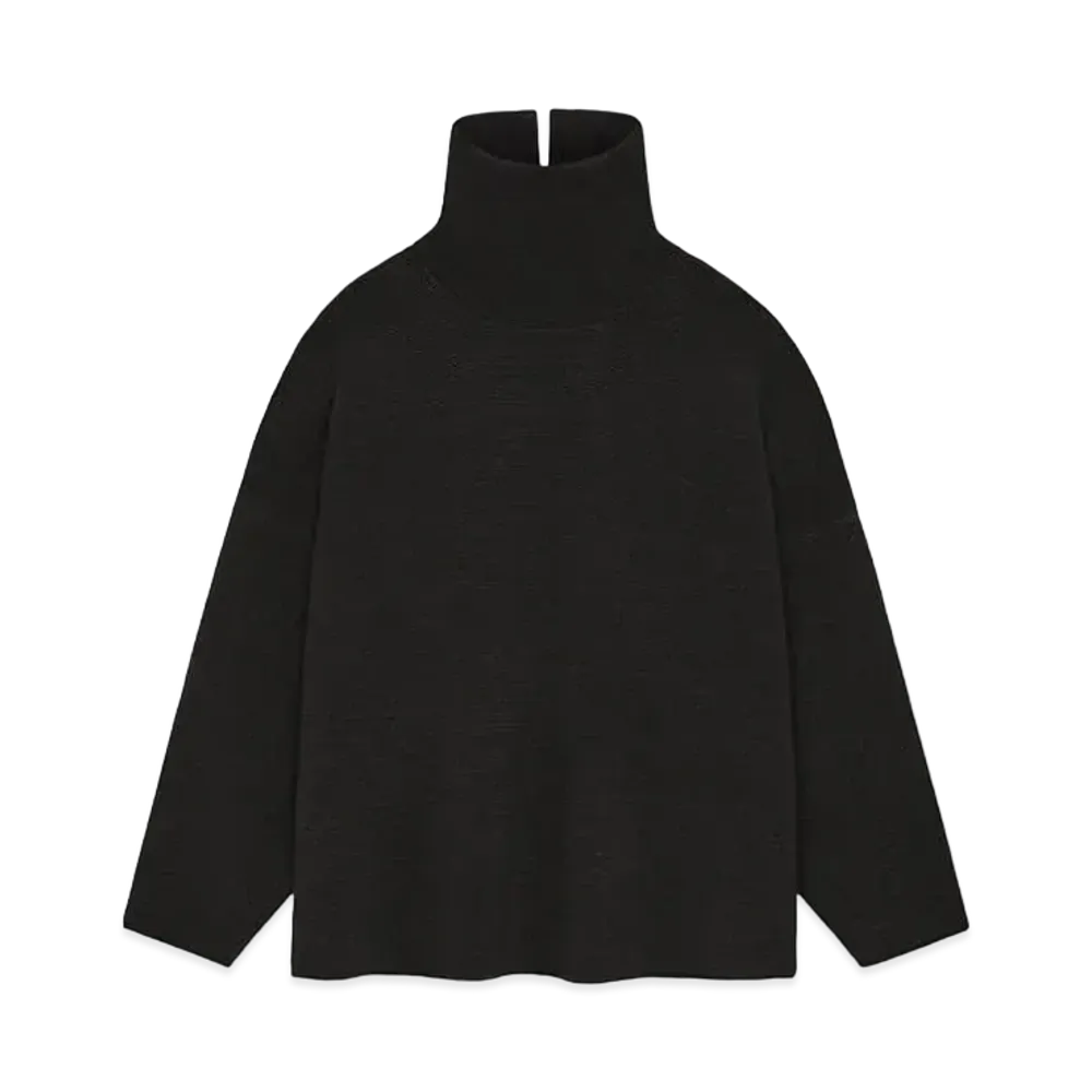 FEAR OF GOD Ottoman High Neck Sweater "Melange Black"