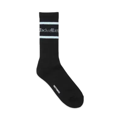 WACKO MARIA Logo Jacquard Socks "Sax"