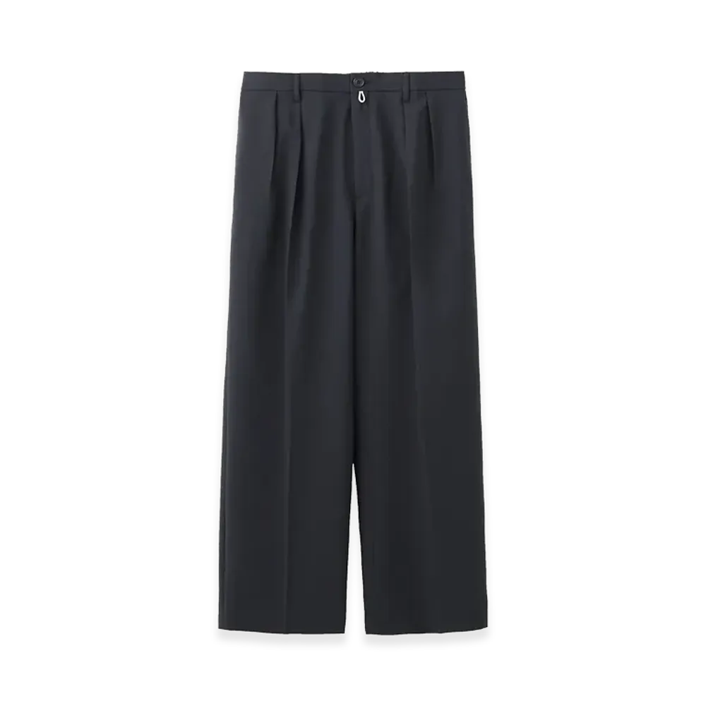 SEDAN ALL-PURPOSE Ventilation Wide Slacks "Black"