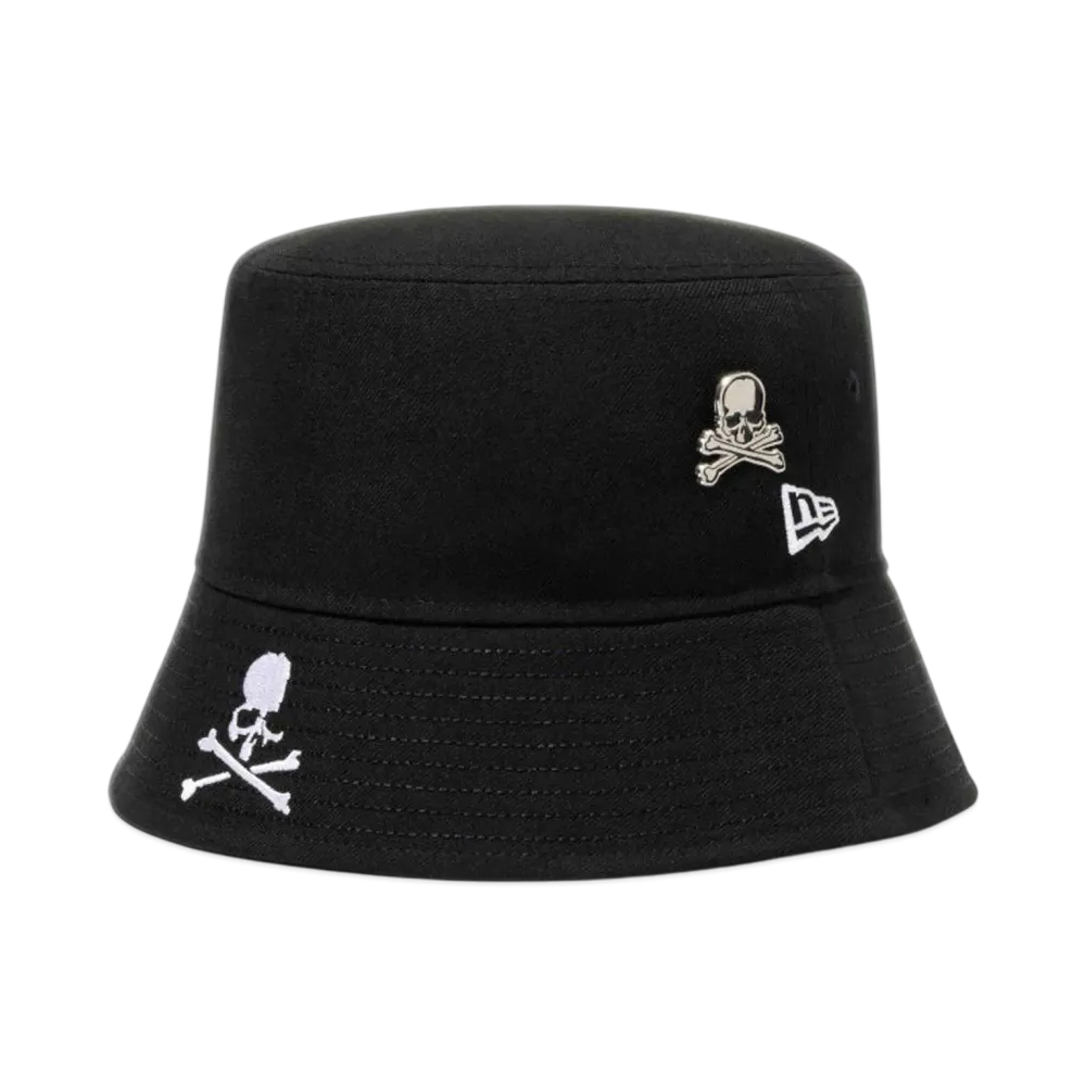 NEW ERA x Mastermind JAPAN FW24 Bucket 01 Sailor Brim Pins "Black"