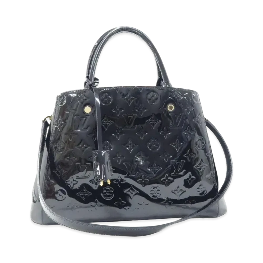Louis Vuitton Vernis Montaigne MM "Noir"