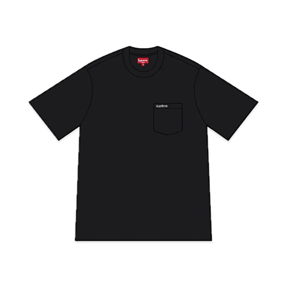 Supreme S/S Pocket Tee "Black" (22FW)