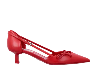 PRADA Women's Flat Shoes "Red"