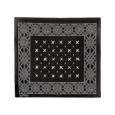 SAINT Mxxxxxx x blackmeans Bkm Bandana/CroSS "Black"