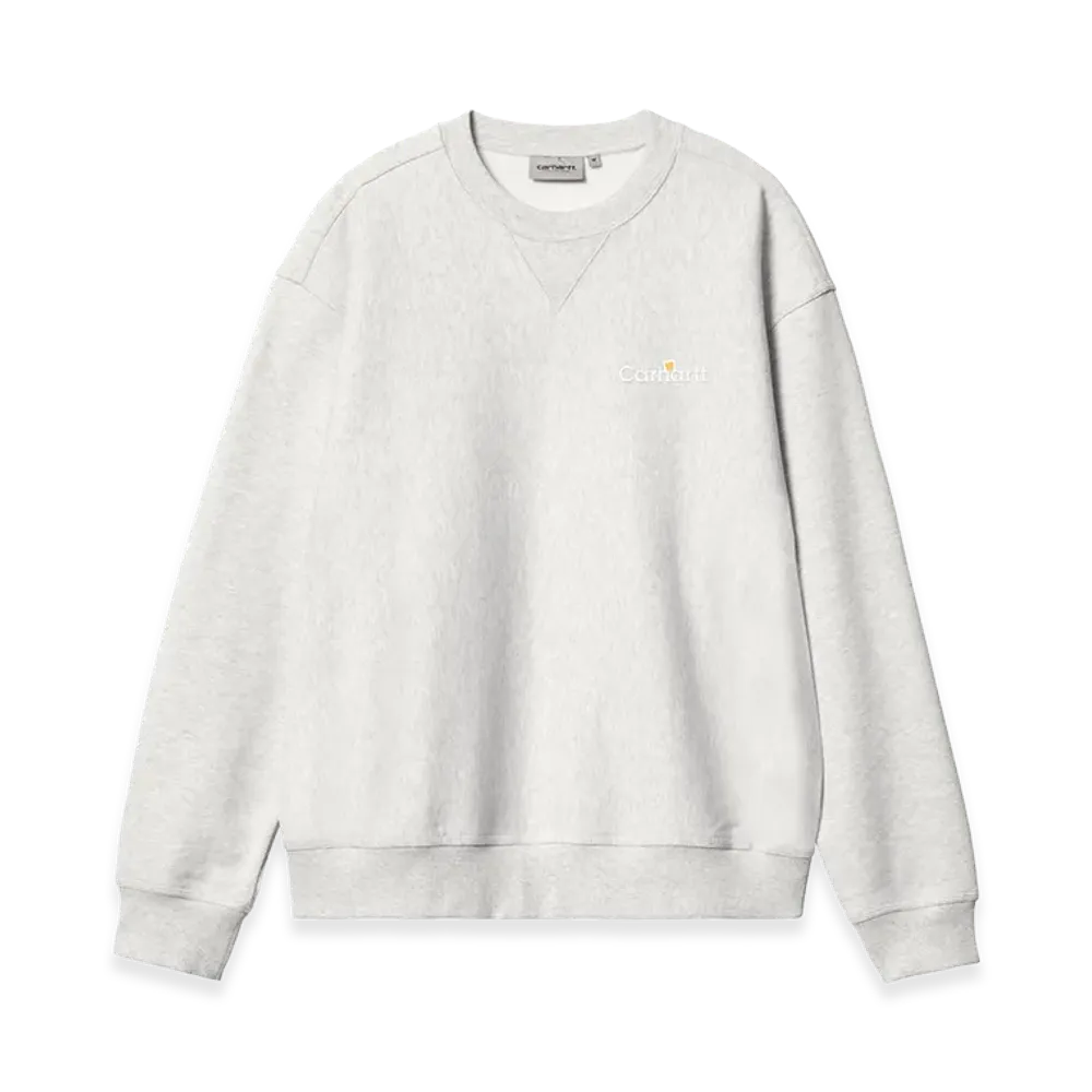 Carhartt WIP Wip Label Sweat "Ash Heather"