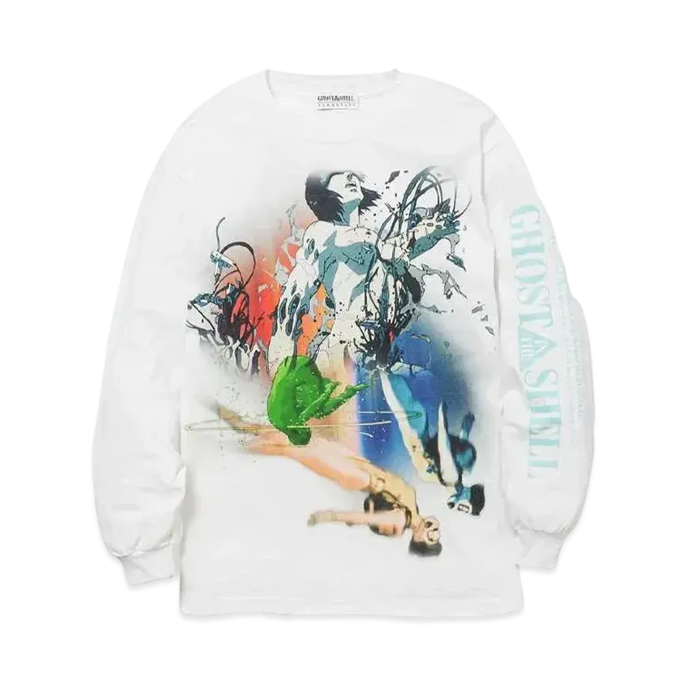 GHOST IN THE SHELL/攻殻機動隊 x F-LAGSTUF-F "MULTI "LS TEE "WHITE"