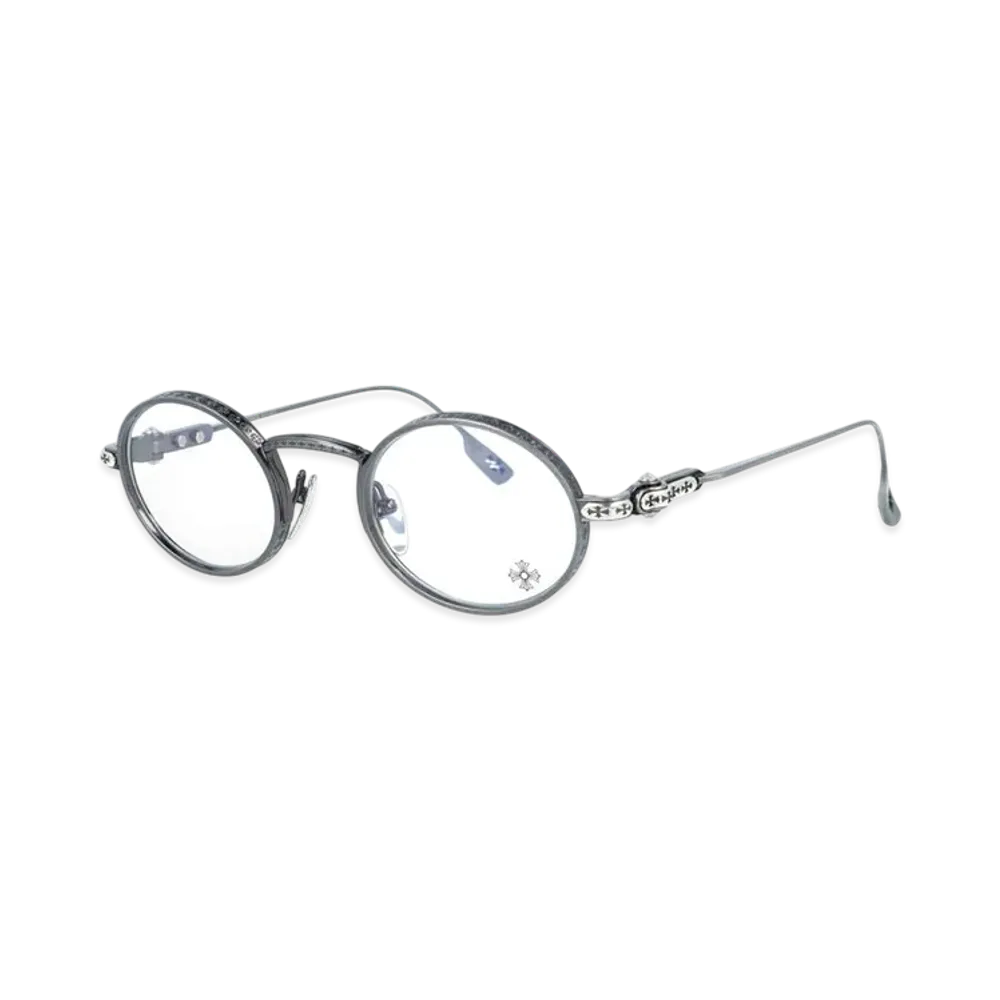 Chrome Hearts HONEY DIPPED 48 CH Cross Oval "Pewter"