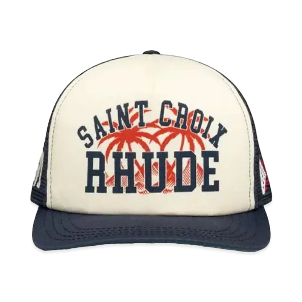 RHUDE Saint Croix Trucker Hat "Navy"