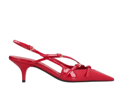 MIU MIU Women's Slingback Straps "Red"