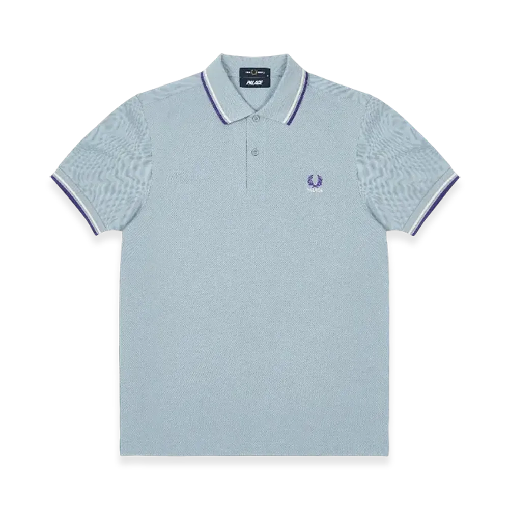 PALACE x Fred Perry Shirt "Blue"
