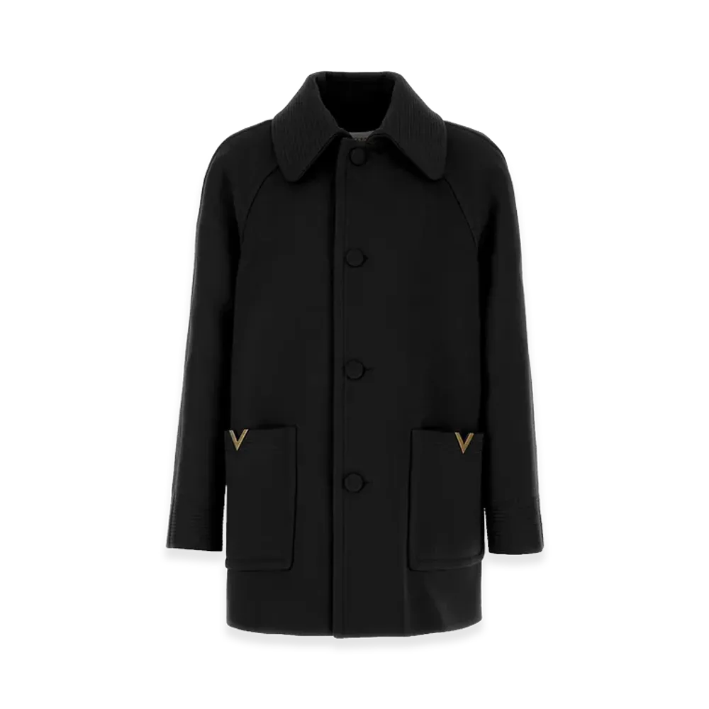 Valentino Wool Coat "Black"