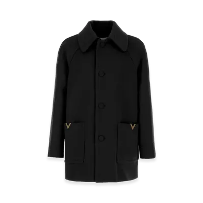 Valentino Wool Coat "Black"