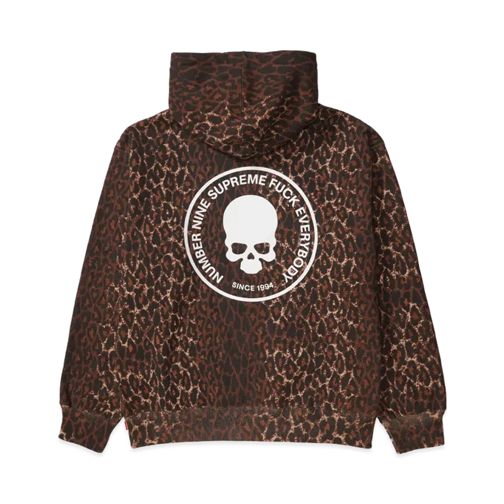 Supreme x Number (N)ine Hooded Sweatshirt "Leopard"