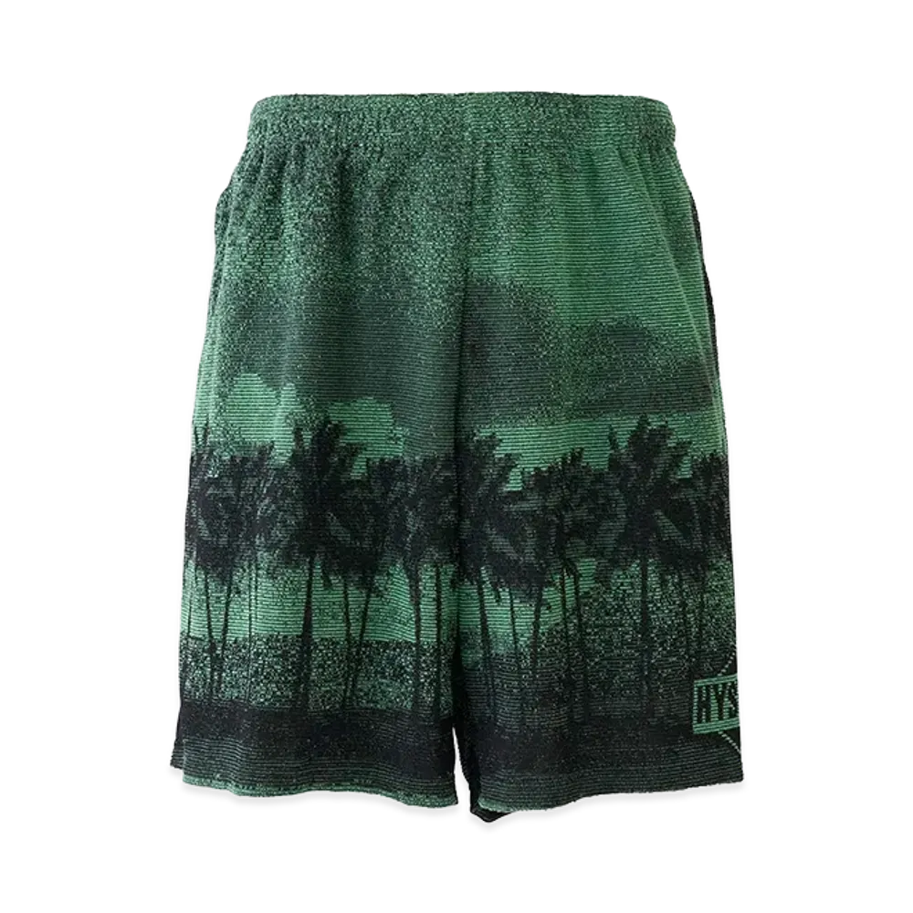 HYSTERIC GLAMOUR Thrills And Delights Jacquard Shorts "Green"