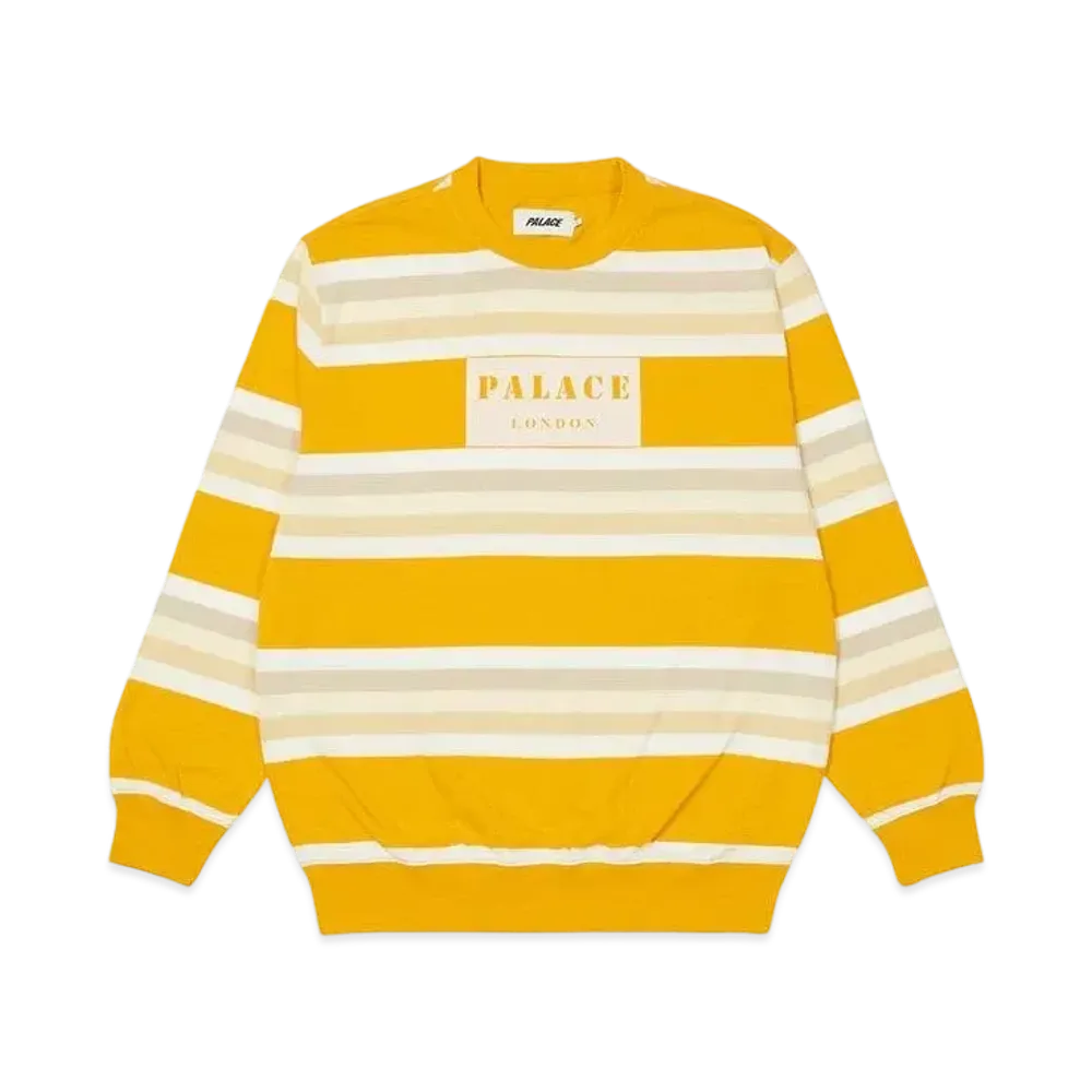 PALACE RAINBOW STRIPE LONGSLEEVE "Yellow"