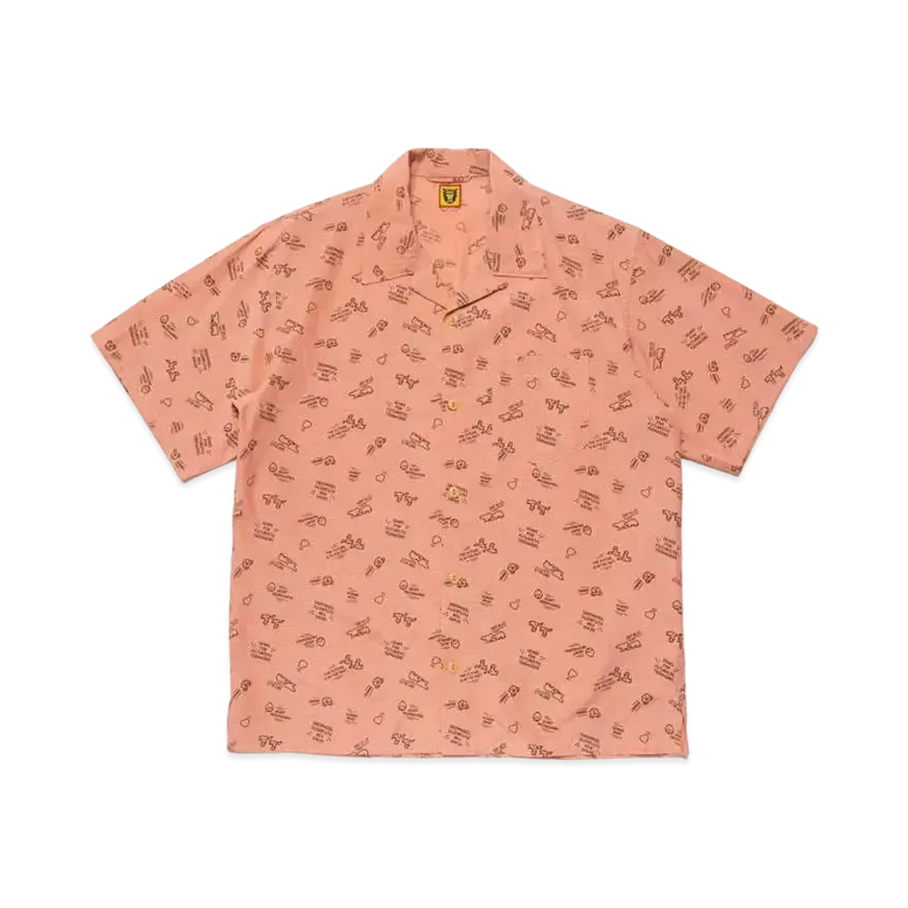 HUMAN MADE ANIMAL ALOHA SHIRT "Pink"