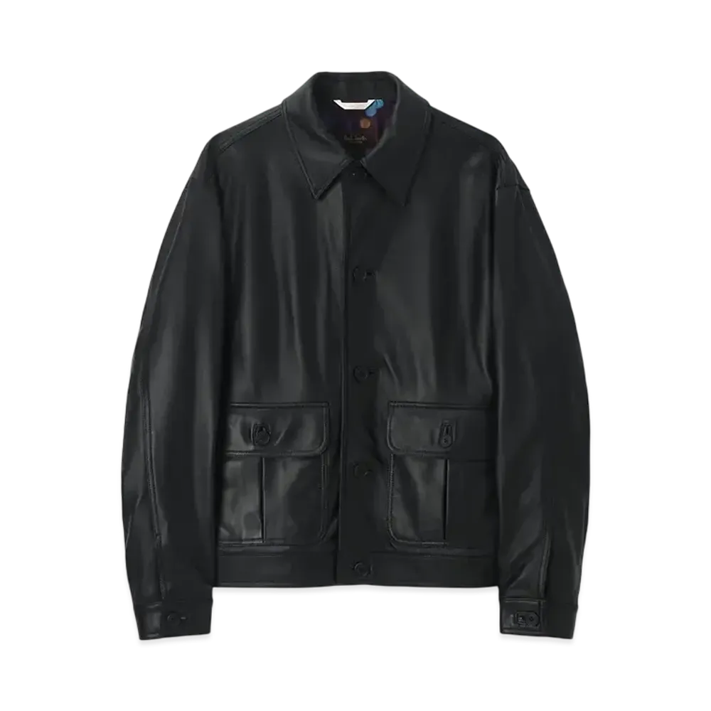 Paul Smith Lambskin Blouson "Black"