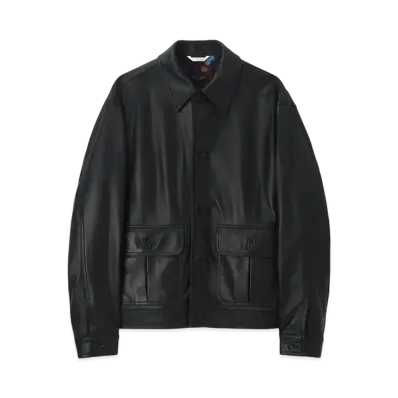 Paul Smith Lambskin Blouson "Black"