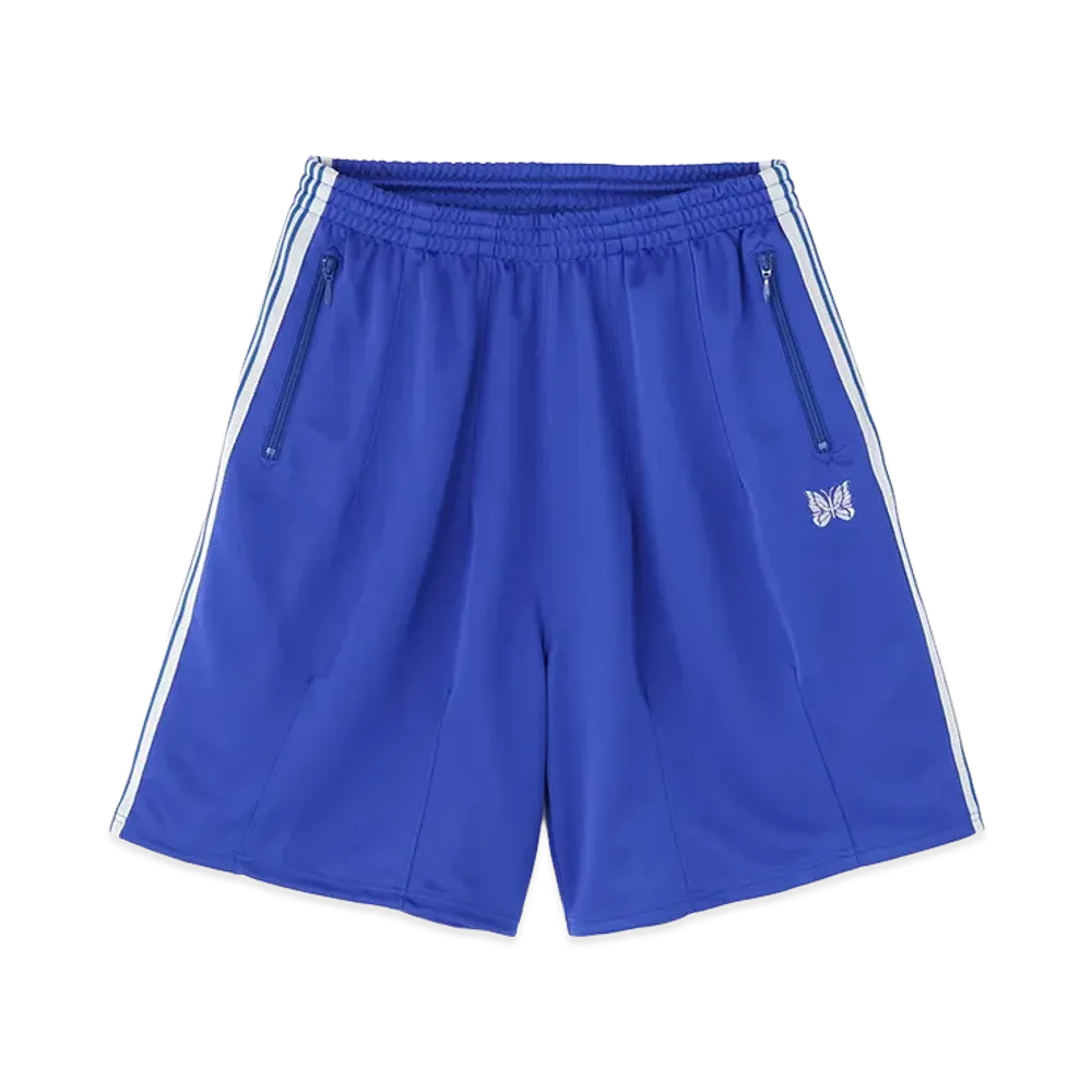 NEEDLES x B'2nd H.D. Track Short Pant - Poly Smooth "Blue"