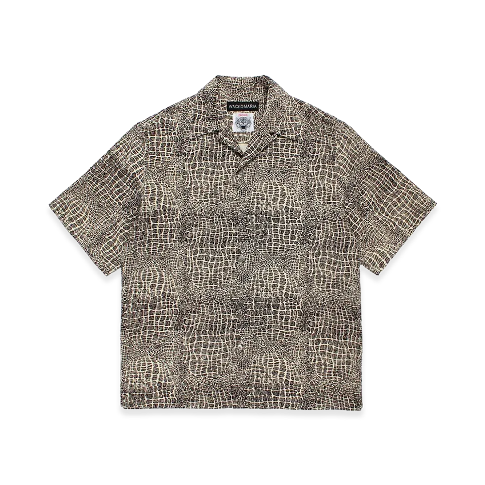 WACKO MARIA x Wolf's Head Corduroy 50'S Open Collar Shirt "One"