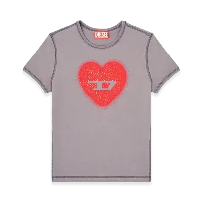 Diesel Women's T-Shirts "Dark Grey"