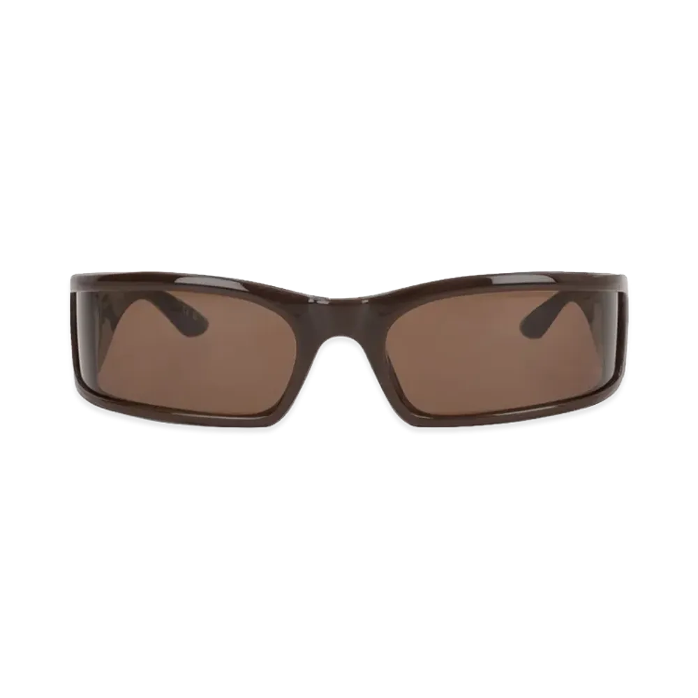BALENCIAGA Brown Acetate Sunglasses "Brown"