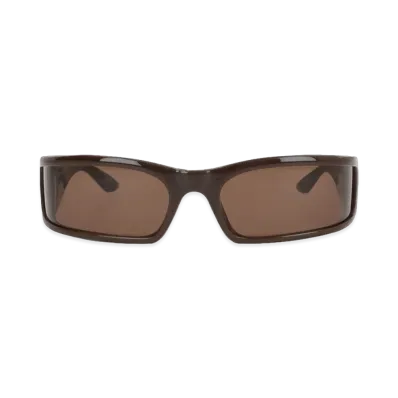 BALENCIAGA Brown Acetate Sunglasses "Brown"