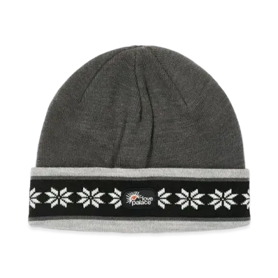 PALACE LOVE PALACE SNOWFLAKE BEANIE "Dark Grey Marl"