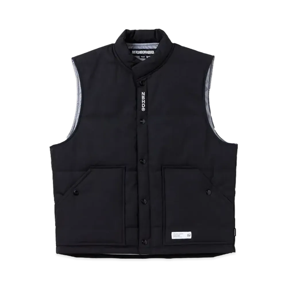 NEIGHBORHOOD Padded Tracker Vest "Black"