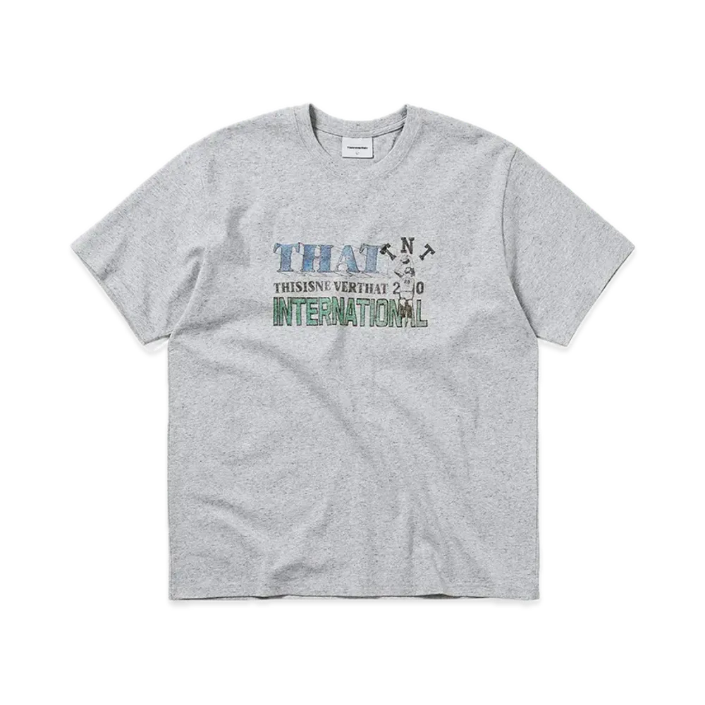 thisisneverthat International Team Tee "Heather Grey"
