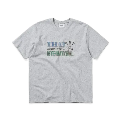 thisisneverthat International Team Tee "Heather Grey"