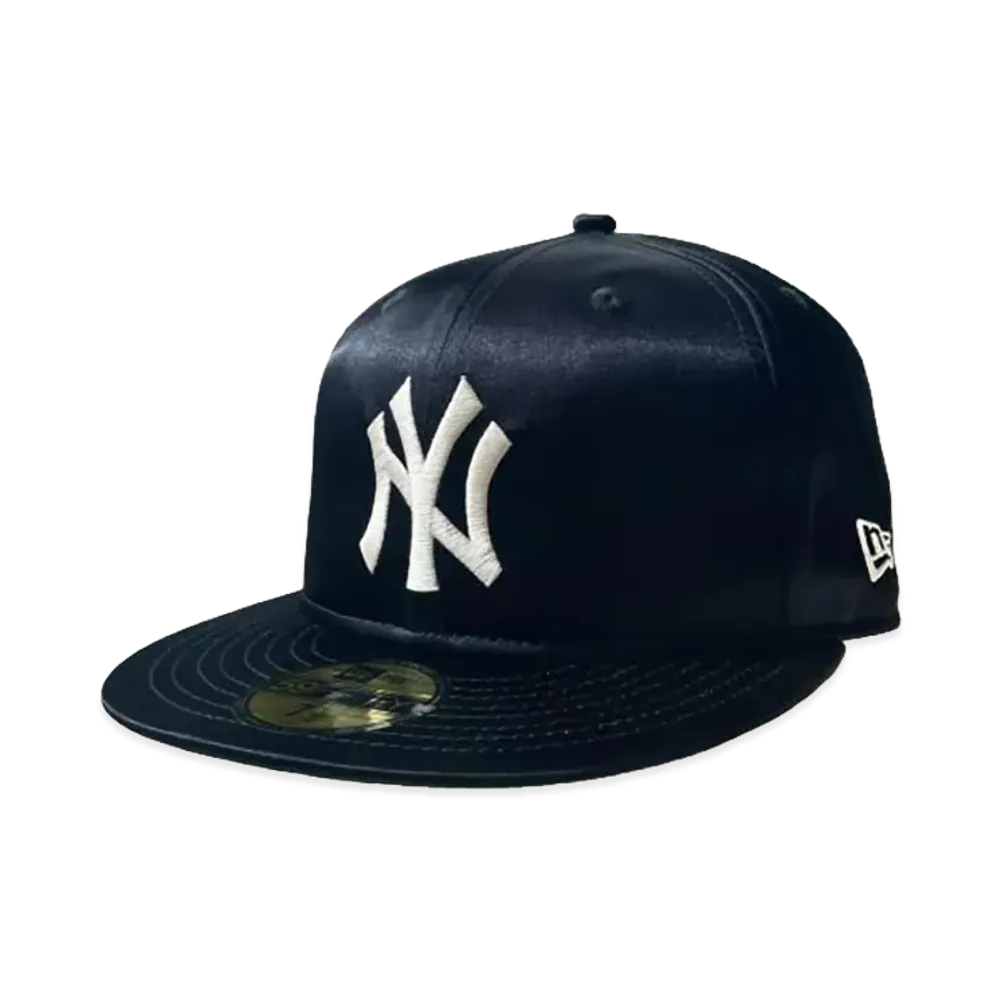 STABRIDGE x NEW ERA New York Yankees Soft Buckram Satin Fitted Cap "Navy"