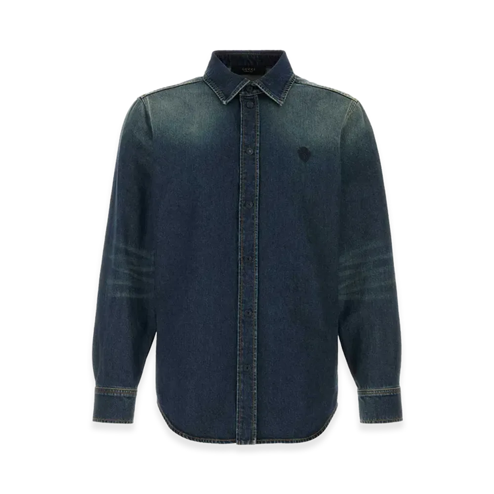 GUCCI Denim Shirt "Blue"