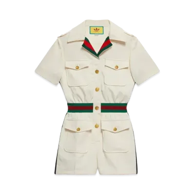 adidas x GUCCI Short Jump Suit "White"