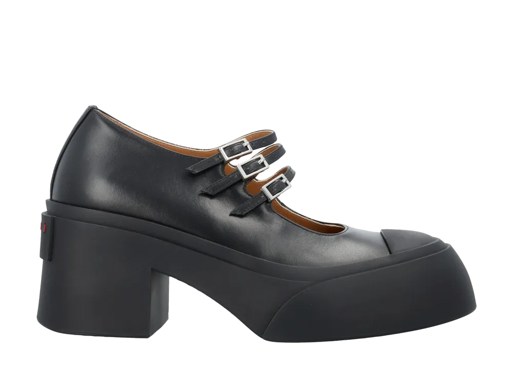 MARNI Women's Leather Pablo Mary Jane Pumps "Black"