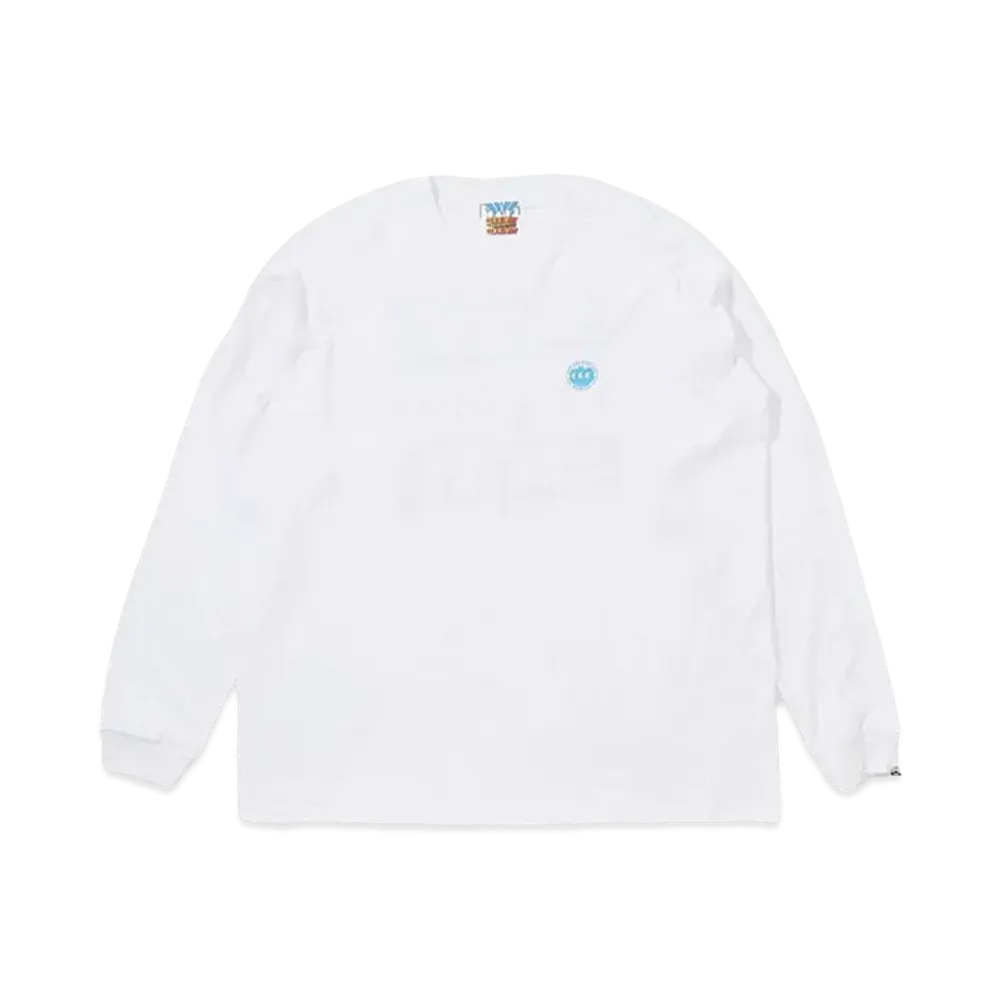 CITY COUNTRY CITY ECOTTON L/S T-SHIRT SMALL CCC & SOUND CITY COUNTRY CITY "WHITE"