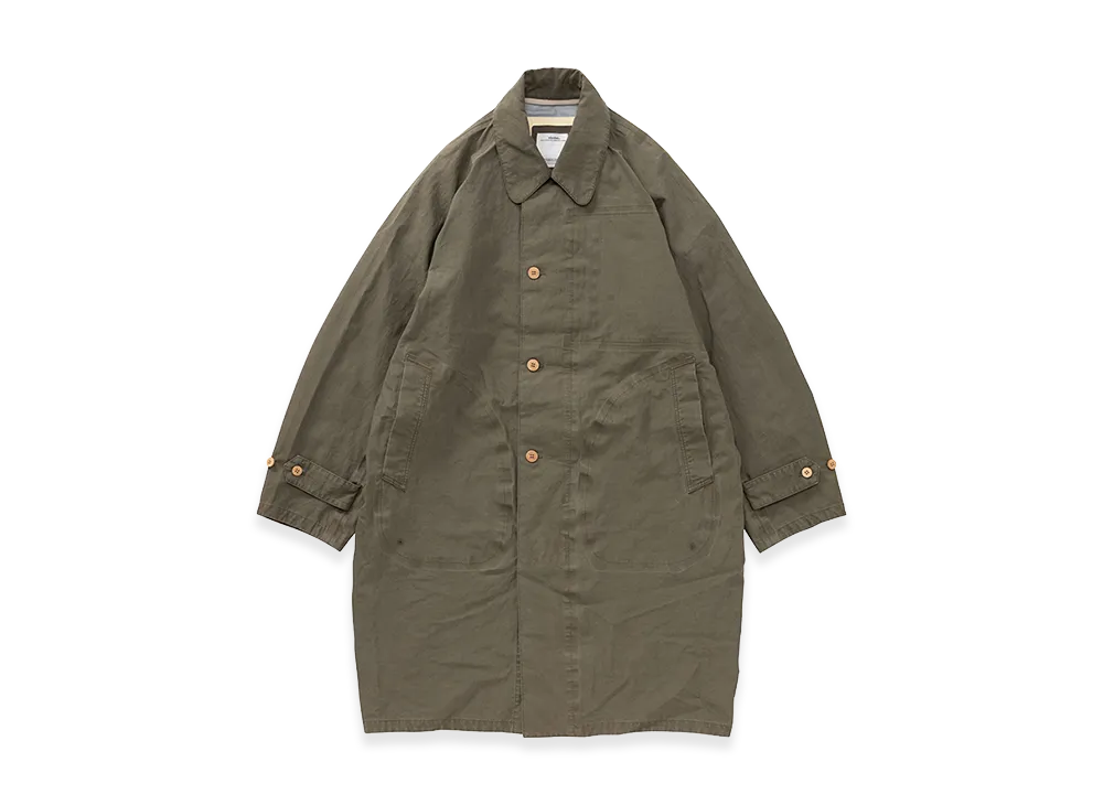 visvim Henderson Parka 3L DMGD "Olive"