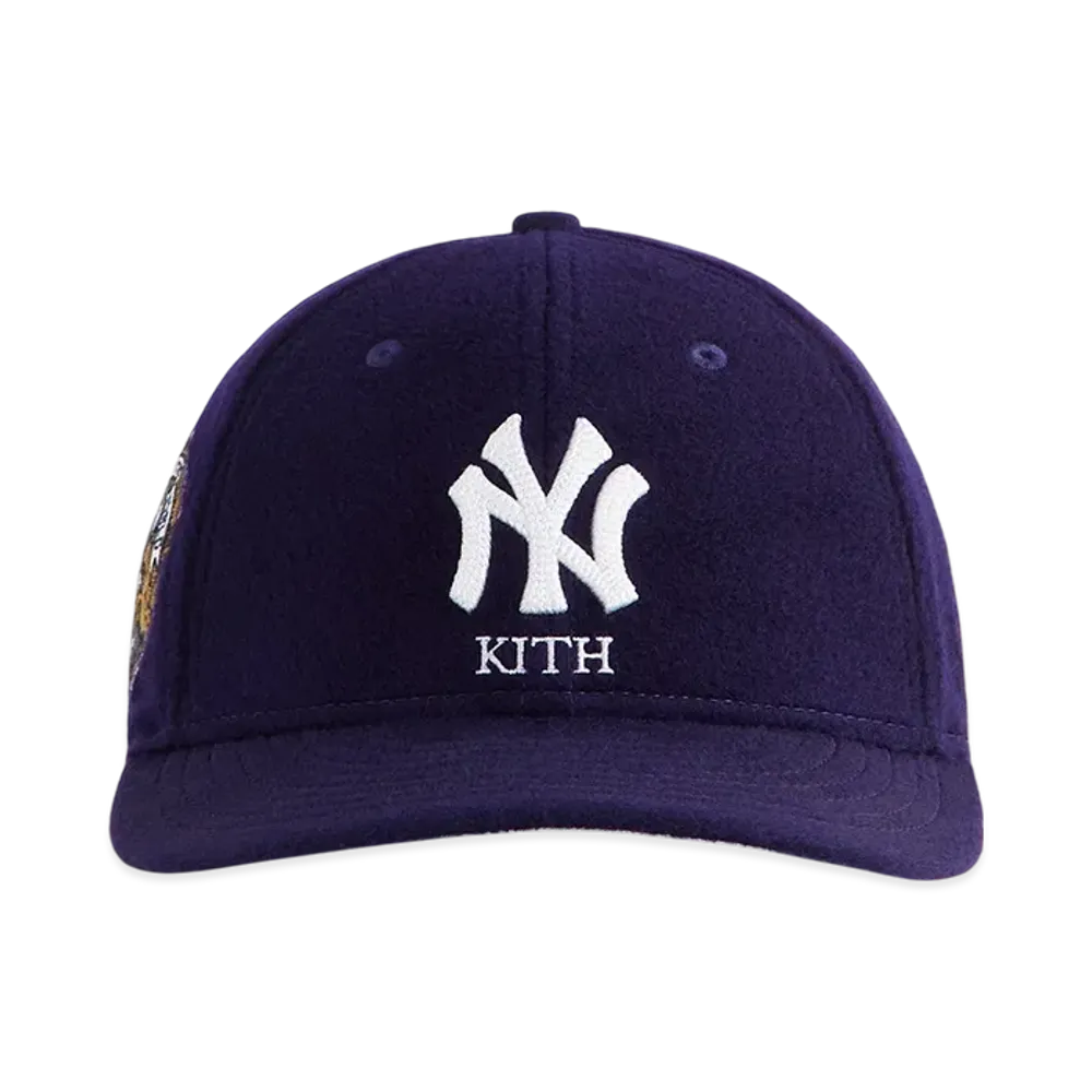 Kith x New Era For The New York Yankees Melton Wool 59Fifty Low Profile "Nocturnal"