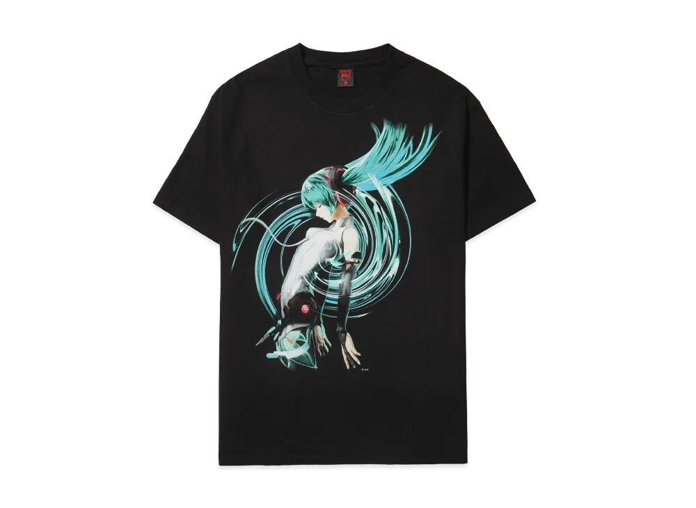 Geeks Rule x Hatsune Muku 15 Silkscreen Printing T Shirt "Black"