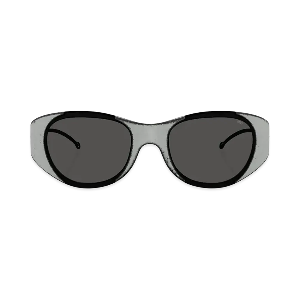 Diesel 0Dl3003 Iconic Oval Sunglasses "Black Gray"