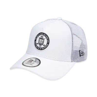 NEW ERA Golf 9Forty A-Frame Tracker Circle Patch "White"