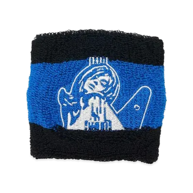 HYSTERIC GLAMOUR Women's Guitar Girl Embroidered Wristband "Blue"