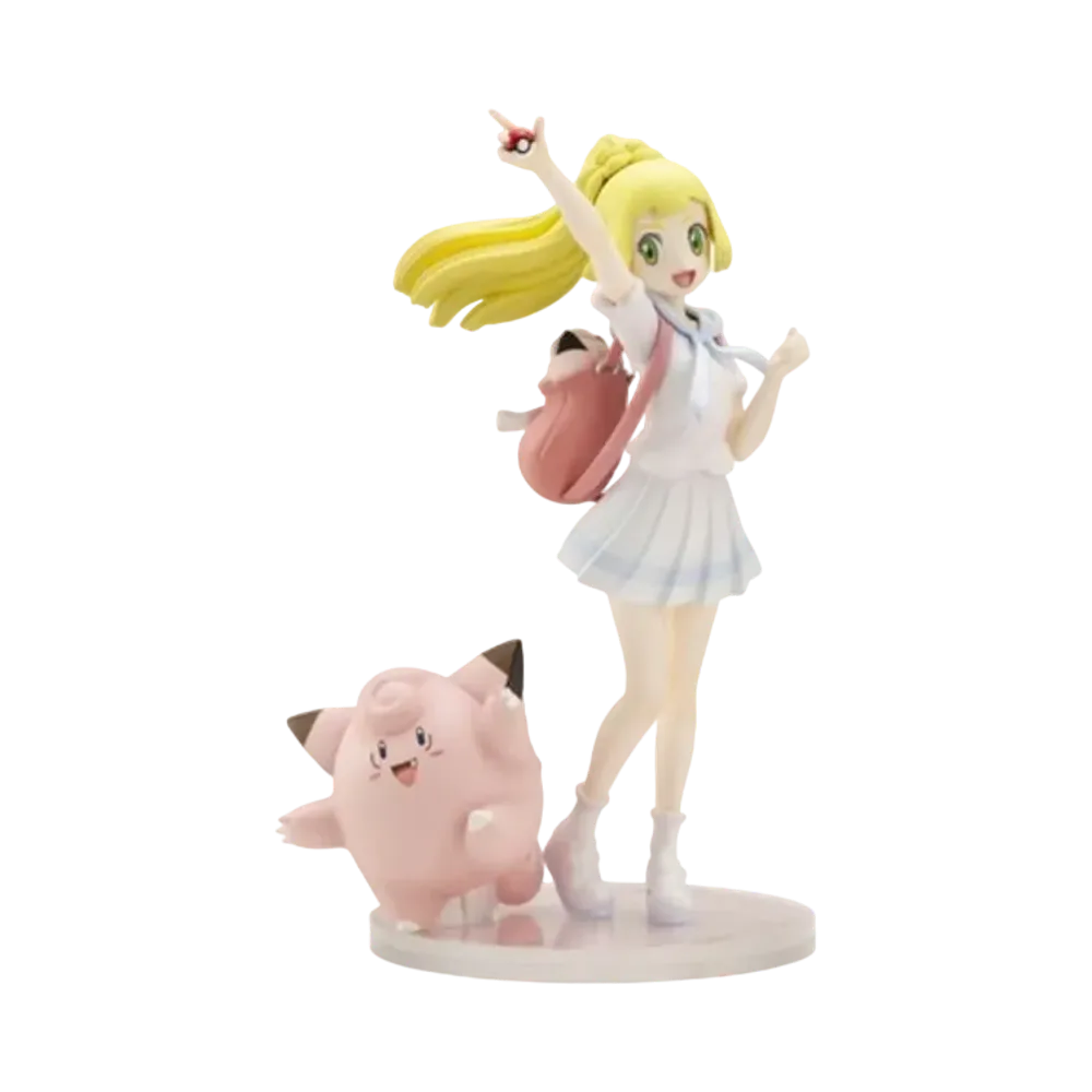 Pokemon Center Original Figure Ganba Lillie & Clefairy