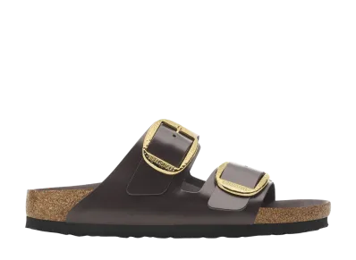 BIRKENSTOCK Women's Arizona Big Buckle "High-Shine Espresso"