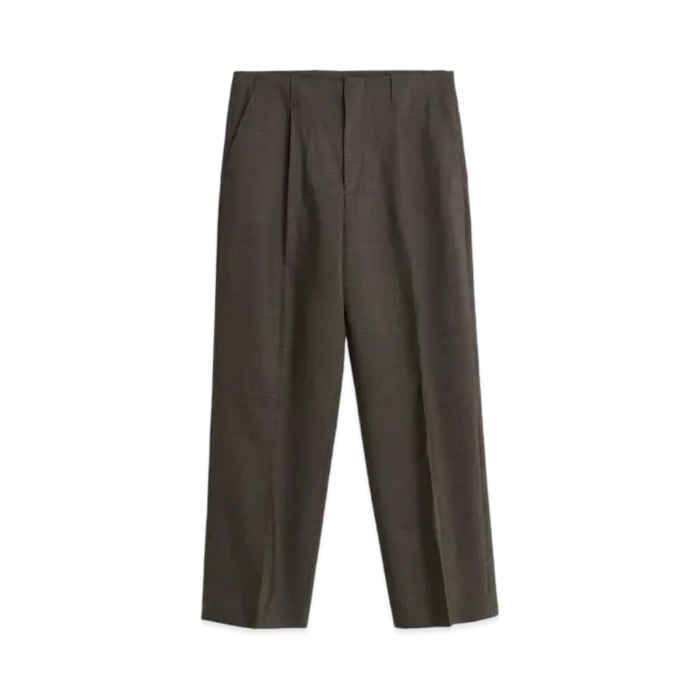 OUR LEGACY Borrowed Chino Atom Check Wool "Gray" M4244BB